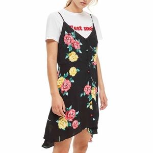 Top shop floral slip dress